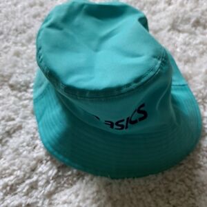 ASICS‎ Teal Bucket Hat Sportswear Casual Outdoor